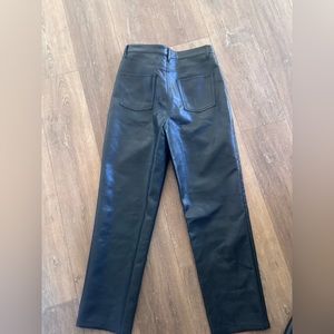 Aritzia leather pants